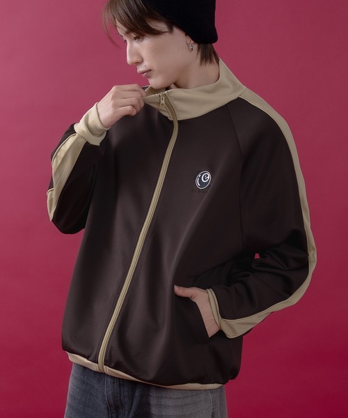 improves(インプローブス)の「ワンポイント スタンドジップ ブルゾン(ジャージ・メンズ・ブラウン/アイボリー/ベージュ・LARGE/MEDIUM)」の9枚目の写真