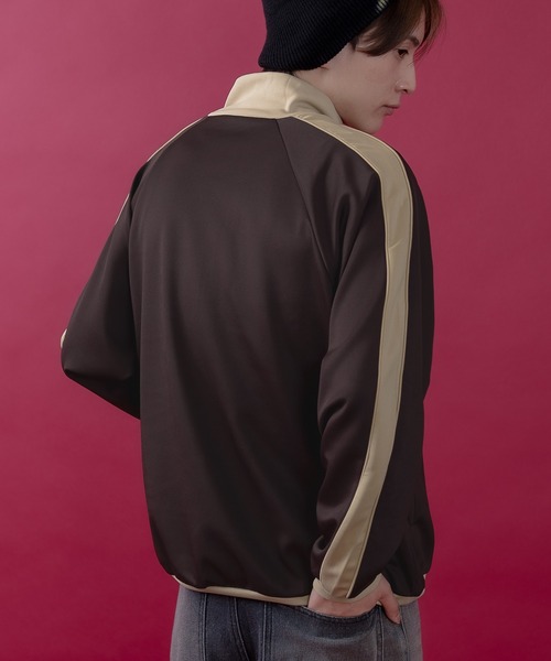 improves(インプローブス)の「ワンポイント スタンドジップ ブルゾン(ジャージ・メンズ・ブラウン/アイボリー/ベージュ・LARGE/MEDIUM)」の12枚目の写真