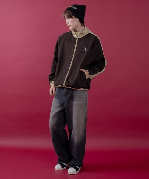 improves(インプローブス)の「ワンポイント スタンドジップ ブルゾン(ジャージ・メンズ・ブラウン/アイボリー/ベージュ・LARGE/MEDIUM)」の13枚目の写真