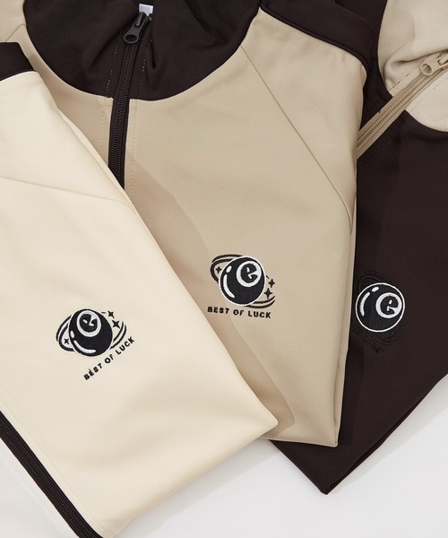 improves(インプローブス)の「ワンポイント スタンドジップ ブルゾン(ジャージ・メンズ・ブラウン/アイボリー/ベージュ・LARGE/MEDIUM)」の19枚目の写真