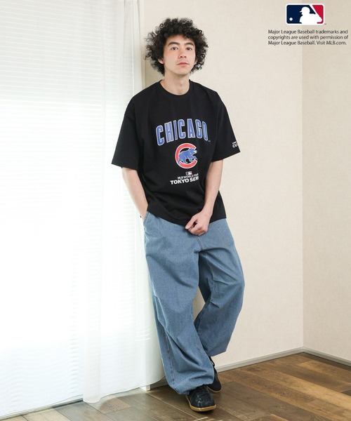 BAYFLOW（ベイフロー）の「【MLB TOKYO SERIES】MLB World Tour Tシャツ(MEN)（Tシャツ/カットソー・メンズ・ブラック/その他1/ブルー・MEDIUM/LARGE）」の6枚目の写真