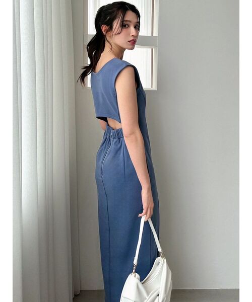 RESEXXY（リゼクシー）の「【WEB限定】バックオープンスリットワンピース（ワンピース・レディース・ピンク/ホワイト/ブラック/ブルー/グレー・FREE）」の15枚目の写真