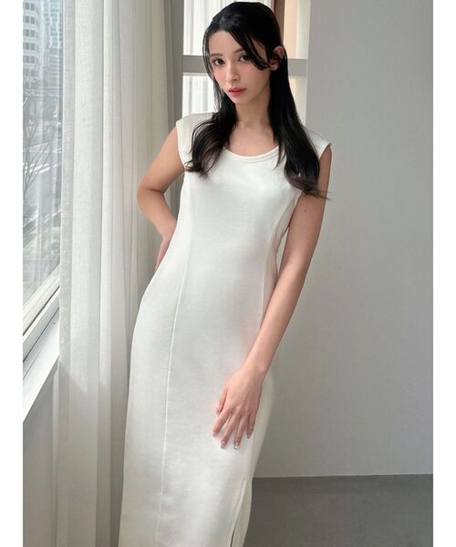 RESEXXY（リゼクシー）の「【WEB限定】バックオープンスリットワンピース（ワンピース・レディース・ピンク/ホワイト/ブラック/ブルー/グレー・FREE）」の19枚目の写真