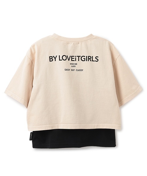 BY LOVEIT 140 セット② セール】グラデーションネットニットインナーSET（ニット