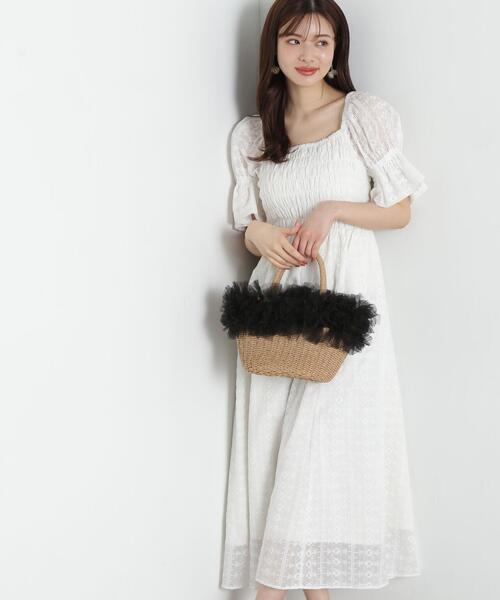 【PROPORTION BODY DRESSING】刺繍レースワンピース プロポーションボディドレッシング PROPORTION BODY DRESSING