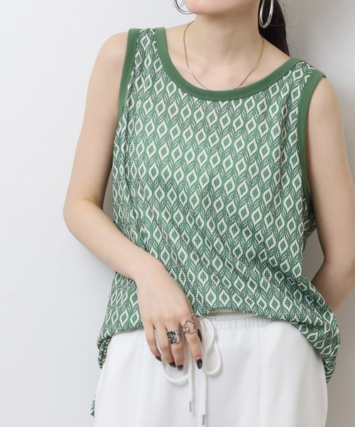 JEMORGAN(ジェーイーモーガン)の「JEMORGAN 総柄ワッフル タンクトップ(タンクトップ・メンズ・C/D/E/A/B・M/L/XL)」の5枚目の写真