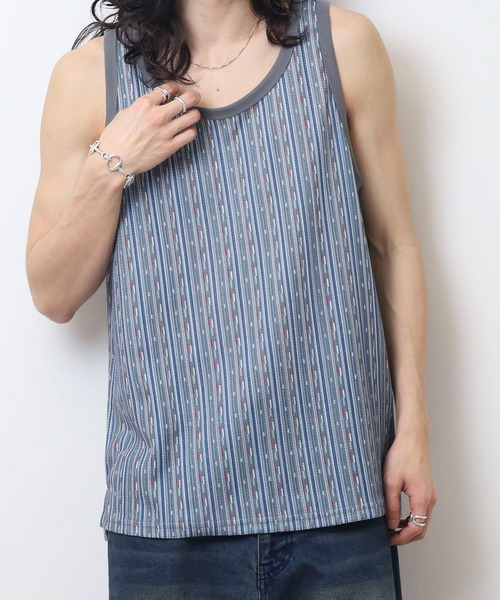 JEMORGAN(ジェーイーモーガン)の「JEMORGAN 総柄ワッフル タンクトップ(タンクトップ・メンズ・C/D/E/A/B・M/L/XL)」の21枚目の写真