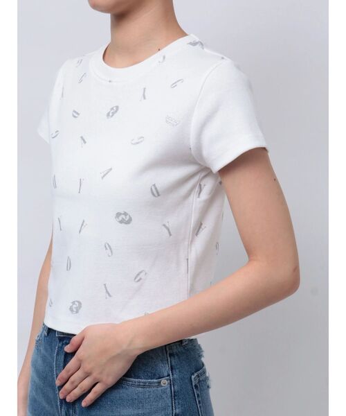 GYDA（ジェイダ）の「RANDOM GYDA PATTERN Tシャツ（Tシャツ/カットソー・レディース・ブラック/オフホワイト・FREE）」の22枚目の写真