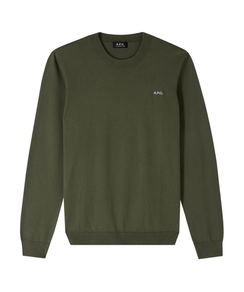 ◆ タグ付き　新品未着用　A.P.C. コットンクルーネックニット　アーペーセー A.P.C - アーペーセー A.P.C. ニット セーター 長袖 クルー