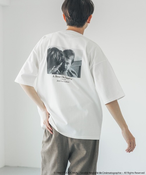 ジャン・リュック・ゴダール　小さな兵隊　Tシャツ ECLAM]ジャン\u003dリュック・ゴダール映画作品⁄勝手にしやがれ⁄プリントT