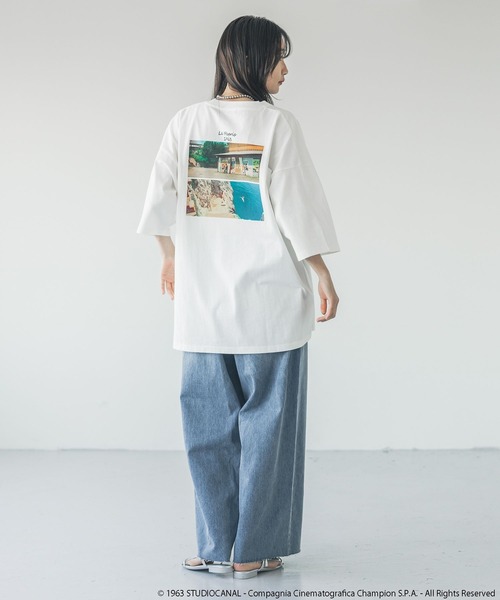 LOWRYS FARM(ローリーズファーム)の「ジャン・リュック・ゴダール映画作品/ゴダールフォトTSS 325570(Tシャツ/カットソー・メンズ・アイボリー/オフホワイト/チャコールグレー/ホワイト系その他・LARGE/MEDIUM)」の21枚目の写真