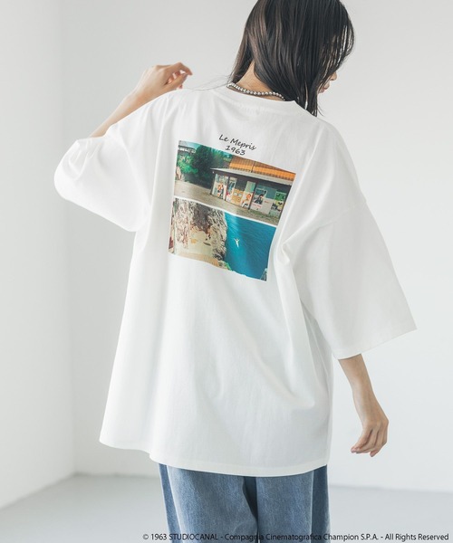 LOWRYS FARM(ローリーズファーム)の「ジャン・リュック・ゴダール映画作品/ゴダールフォトTSS 325570(Tシャツ/カットソー・メンズ・アイボリー/オフホワイト/チャコールグレー/ホワイト系その他・LARGE/MEDIUM)」の19枚目の写真