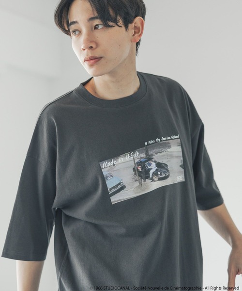 ジャン・リュック・ゴダール　小さな兵隊　Tシャツ ECLAM]ジャン\u003dリュック・ゴダール映画作品⁄勝手にしやがれ⁄プリントT