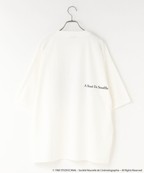 LOWRYS FARM(ローリーズファーム)の「ジャン・リュック・ゴダール映画作品/ゴダールフォトTSS 325570(Tシャツ/カットソー・メンズ・アイボリー/オフホワイト/チャコールグレー/ホワイト系その他・LARGE/MEDIUM)」の6枚目の写真