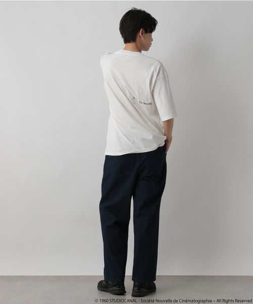 LOWRYS FARM(ローリーズファーム)の「ジャン・リュック・ゴダール映画作品/ゴダールフォトTSS 325570(Tシャツ/カットソー・メンズ・アイボリー/オフホワイト/チャコールグレー/ホワイト系その他・LARGE/MEDIUM)」の11枚目の写真