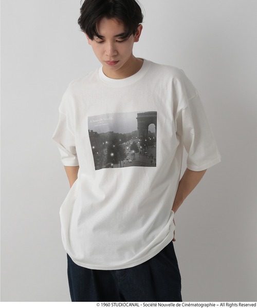 ジャン・リュック・ゴダール　小さな兵隊　Tシャツ ECLAM]ジャン\u003dリュック・ゴダール映画作品⁄勝手にしやがれ⁄プリントT