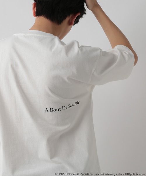 LOWRYS FARM(ローリーズファーム)の「ジャン・リュック・ゴダール映画作品/ゴダールフォトTSS 325570(Tシャツ/カットソー・メンズ・アイボリー/オフホワイト/チャコールグレー/ホワイト系その他・LARGE/MEDIUM)」の15枚目の写真