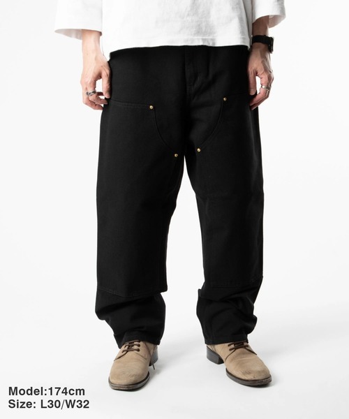 Carhartt WIP（カーハートダブリューアイピー）の「CARHARTT Double Knee Pant カーハート ワークインプログレス ダブルニー ワークパンツ（その他パンツ・メンズ・ブラウン系1/ブラック系1/ブラック/ネイビー系2/グリーン系2・34/33/36/32/31/30）」の20枚目の写真
