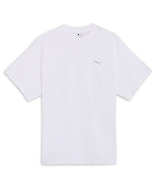 PUMA(プーマ)の「PUMA プーマ メンズ サマー 半袖 Tシャツ(Tシャツ/カットソー・メンズ・グリーン系その他/ホワイト/ブラック・SMALL/X-LARGE/XX-LARGE/MEDIUM/LARGE)」の2枚目の写真