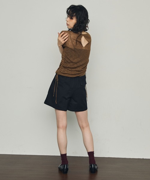 Na+H ハトメベルトハーフパンツ ボンテージ Na+H ハトメベルトハーフパンツ ボンテージ