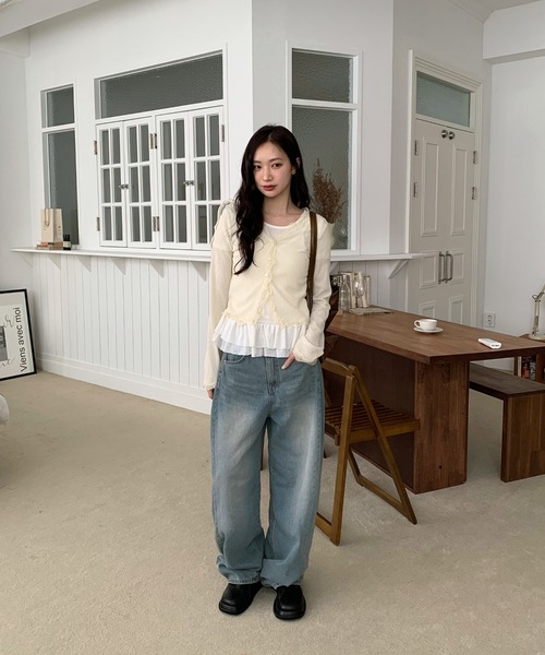 TWN正規品★25SS★Register バルーンデニムパンツ サイド切開バルーンデニム/2025 SS COLLECTION（デニムパンツ