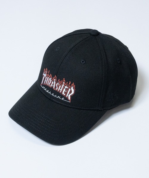 THRASHER(スラッシャー)の「【Y】〔THRASHER/スラッシャー〕アソートロゴ ベースボールキャップ(キャップ・メンズ・ホワイト系1/ホワイト系2/ブラック系2/ベージュ系1/ブラック系1/グレー系1・FREE)」の4枚目の写真