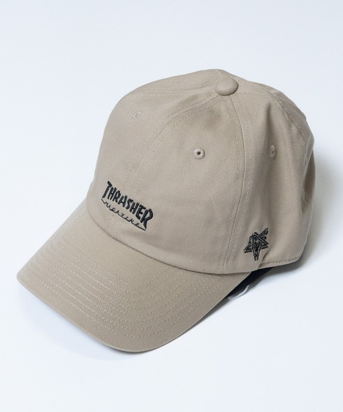 THRASHER(スラッシャー)の「【Y】〔THRASHER/スラッシャー〕アソートロゴ ベースボールキャップ(キャップ・メンズ・ホワイト系1/ホワイト系2/ブラック系2/ベージュ系1/ブラック系1/グレー系1・FREE)」の6枚目の写真