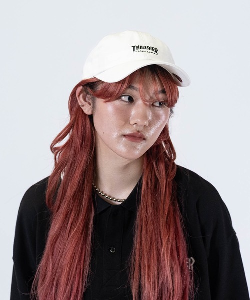 THRASHER(スラッシャー)の「【Y】〔THRASHER/スラッシャー〕アソートロゴ ベースボールキャップ(キャップ・メンズ・ホワイト系1/ホワイト系2/ブラック系2/ベージュ系1/ブラック系1/グレー系1・FREE)」の17枚目の写真