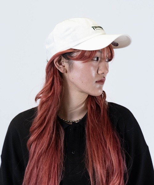 THRASHER(スラッシャー)の「【Y】〔THRASHER/スラッシャー〕アソートロゴ ベースボールキャップ(キャップ・メンズ・ホワイト系1/ホワイト系2/ブラック系2/ベージュ系1/ブラック系1/グレー系1・FREE)」の20枚目の写真