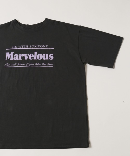 WC(ダブル シー)の「Marvelous ロゴT(Tシャツ/カットソー・レディース・ホワイト/チャコールグレー・FREE)」の17枚目の写真