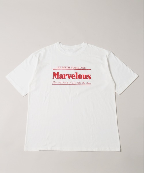 WC(ダブル シー)の「Marvelous ロゴT(Tシャツ/カットソー・レディース・ホワイト/チャコールグレー・FREE)」の13枚目の写真