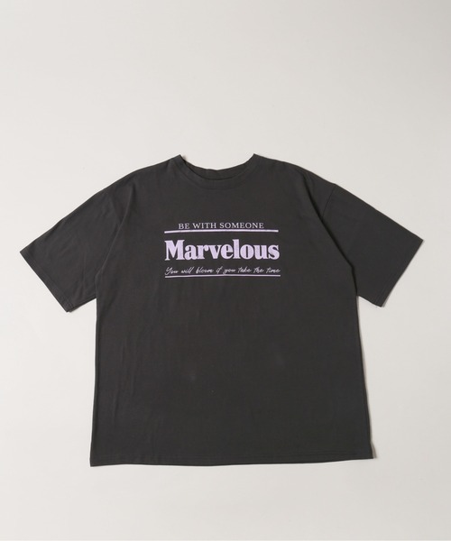 WC(ダブル シー)の「Marvelous ロゴT(Tシャツ/カットソー・レディース・ホワイト/チャコールグレー・FREE)」の14枚目の写真