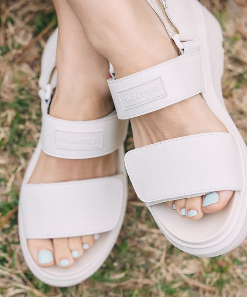【HUNTER】CITY REBEL SANDAL サンダル HUNTER】 U CITY REBEL WEBBING CROSS-OVER SANDAL シティ