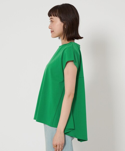 バック ペプラム フレンチスリーブ プルオーバー -制菌-（T