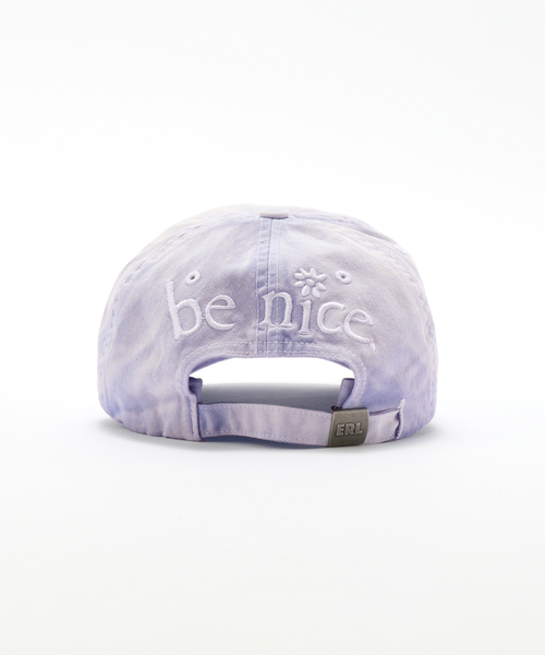 セール】ERL / イーアールエル UNISEX VENICE EMBROIDERED CAP WOVEN