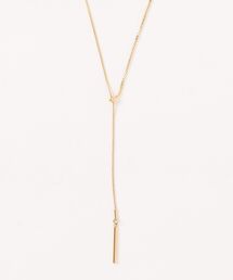 and it_（アンドイット）の「金属アレルギー対応 サージカルステンレス ラリエット（ネックレス）」