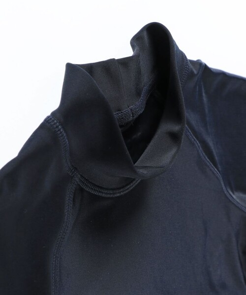 BRANSHES（ブランシェス）の「【WEB限定/スクール水着】半袖ラッシュガード（ラッシュガード・キッズ・ネイビー・120/140/130/150）」の3枚目の写真