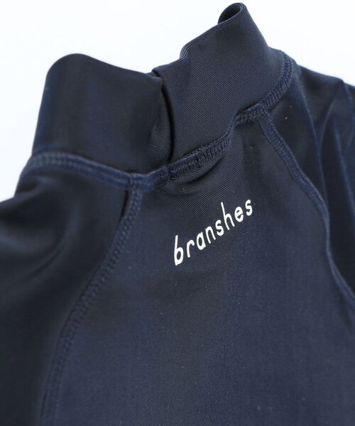 BRANSHES（ブランシェス）の「【WEB限定/スクール水着】半袖ラッシュガード（ラッシュガード・キッズ・ネイビー・120/140/130/150）」の6枚目の写真