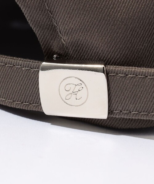 KIJIMA TAKAYUKI（キジマ　タカユキ）の「KIJIMA TAKAYUKI 6PANEL CAP（キャップ・メンズ・チャコールグレー/ブラック/ホワイト・FREE）」の9枚目の写真