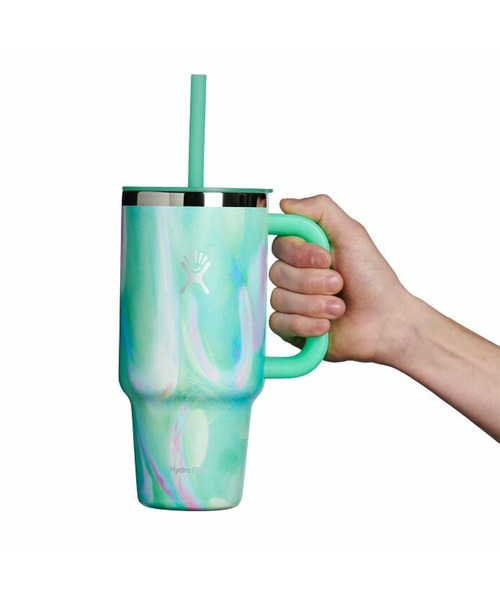 HYDRO FLASK(ハイドロフラスク)の「Hydro Flask/ハイドロフラスク ステンレスボトル "JELLY" オールアラウンド トラベルタンブラー 32oz 946ml 8902030165251(グラス/マグカップ/タンブラー・メンズ・ピンク/パープル/グリーン・FREE)」の19枚目の写真