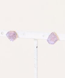 【sawa】一粒多角形ピアス(Sサイズ)(MA)