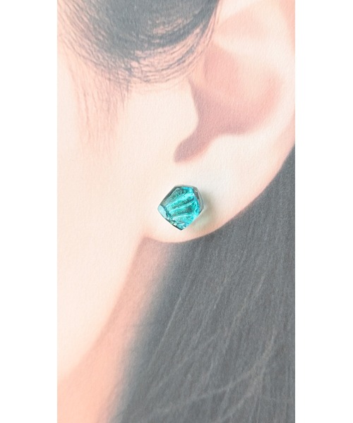 tone(トーン)の「【sawa】一粒多角形ピアス(Sサイズ)(MA)(ピアス(両耳用)・レディース・ラベンダー/ブルー/ターコイズブルー/その他・FREE)」の15枚目の写真