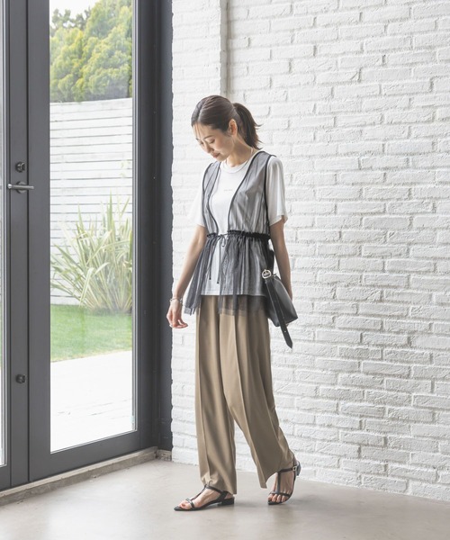 GLOBAL WORK(グローバルワーク)の「らくっションナローストラップサンダル/329164(サンダル・レディース・ブラック/ブラック系その他/シルバー/ゴールド・MEDIUM/LARGE)」の7枚目の写真