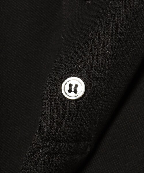 MORGANO（モルガーノ）の「【別注】MORGANO / カノコ ショートスリーブ ポロシャツ（ポロシャツ・メンズ・ベージュ/ネイビー/ダークブラウン/ブラック・44/48/52/46/50）」の18枚目の写真