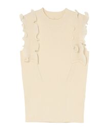 LAGUNAMOON | プリーツフリルニットプルオーバー(ニット/セーター)