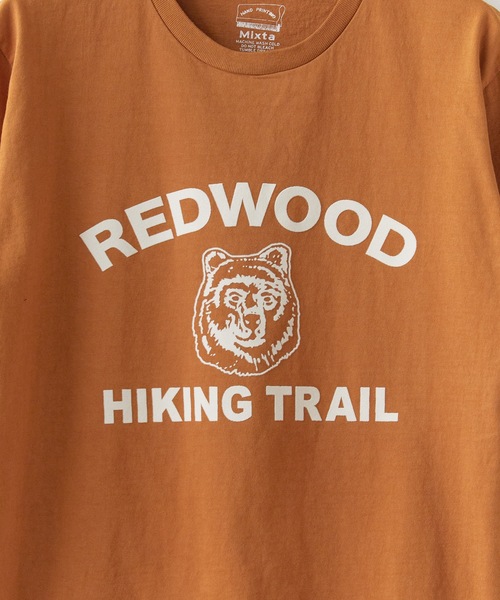 MIXTA（ミクスタ）の「MIXTA/ミクスタ REDWOOD SS CREWNECK T-SHIRTS Tシャツ（Tシャツ/カットソー・レディース・キャメル/アッシュ/ネイビー・M/S）」の7枚目の写真