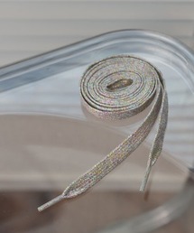 TONE SELECT GOODS（トーンセレクトグッズ）の「【float】《推し活/推しカラー/メンカラ》ラメ キラキラ 平型 靴紐【20色展開】（シューズアクセサリー）」