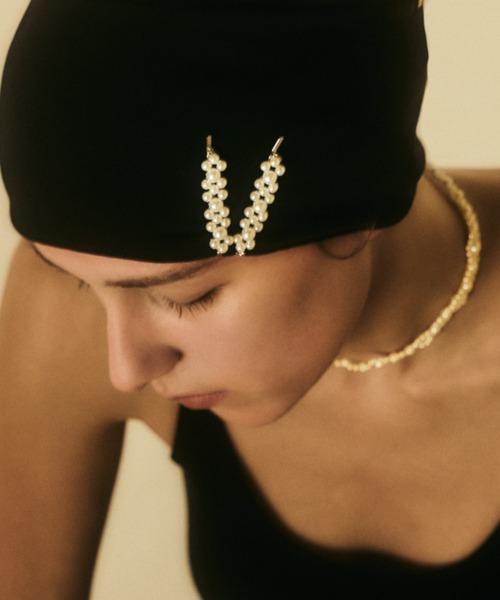 IRIS47(イリスフォーセブン)の「【IRIS 47】kaleid pearl pinset/カレイド パール ピン セット(ヘアピン・レディース・ホワイト・FREE)」の1枚目の写真