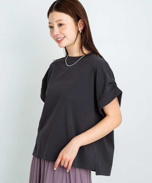 セール】ダブルタックフレンチスリーブプルオーバー（Tシャツ