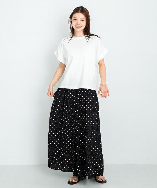 URBAN RESEARCH Sonny Label(アーバンリサーチサニーレーベル)の「ダブルタックフレンチスリーブプルオーバー(Tシャツ/カットソー・レディース・イエロー/チャコールグレー/オフホワイト/ブルー・FREE)」の9枚目の写真